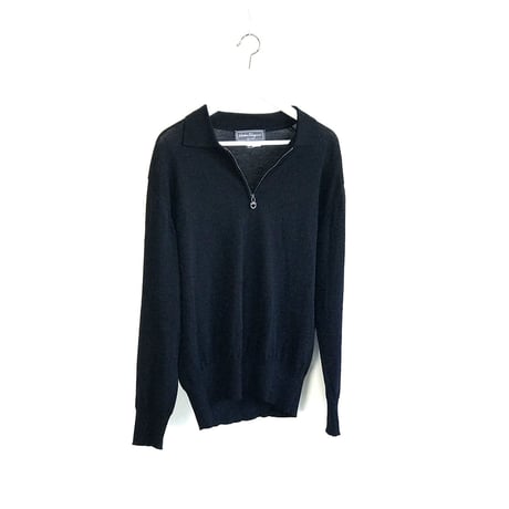 salvatore ferragamo half zip knit