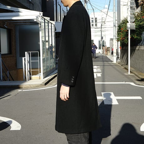 vintage cashmere wool double chesterfield coat