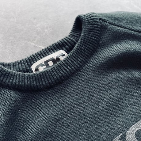 cdg comme des garcons logo knit L