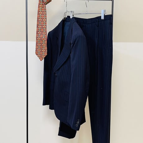 setup suit + hermes necktie #5