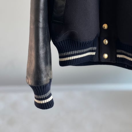 maison kitsune leather jacket