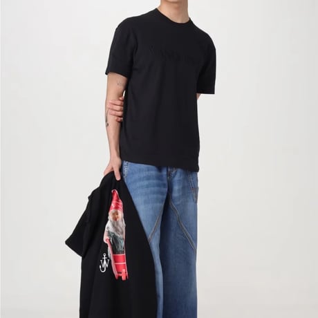 新品 jw anderson 2025ss logo tops M