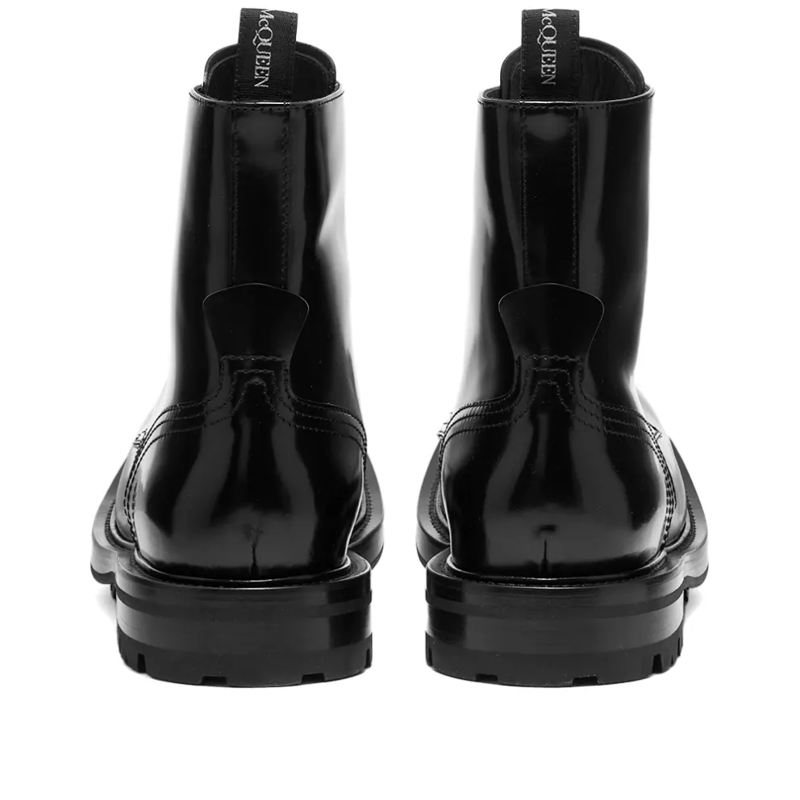 新品 alexander mcqueen leather boots 42 | requality