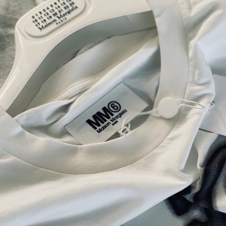 新品 mm6 maison margiela 2023 over size logo tops S