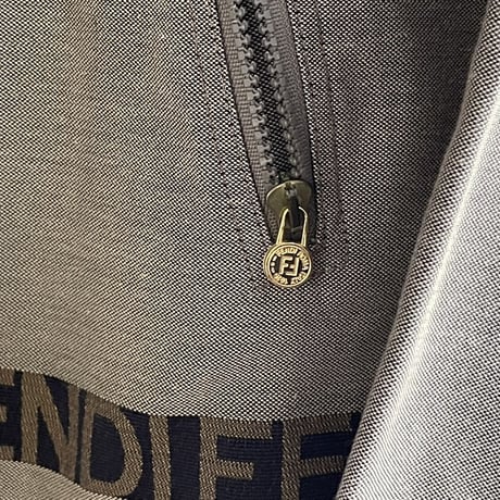 fiend logo zip up jacket