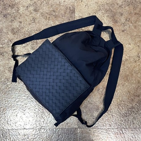 新品 bottega veneta 2021aw leather Intrecciato backpack