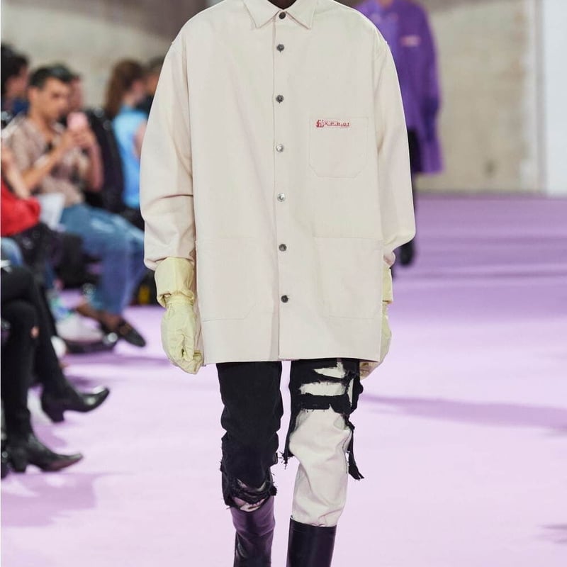 新品 rafsimons 2020ss labo coat 48 | requality