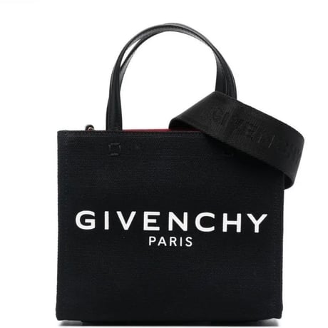 新品 givenchy logo shoulder bag black