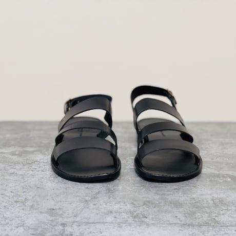新品 hand made Italy leather sandal 41