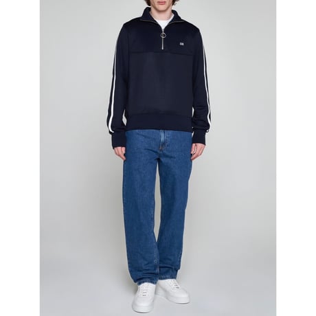 新品 ami paris  2023ss technical half zip sweat