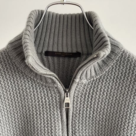 louis vuitton cashmere silk drivers knit L