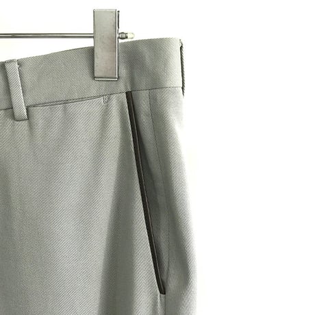 未使用 hermes leather trimming trousers