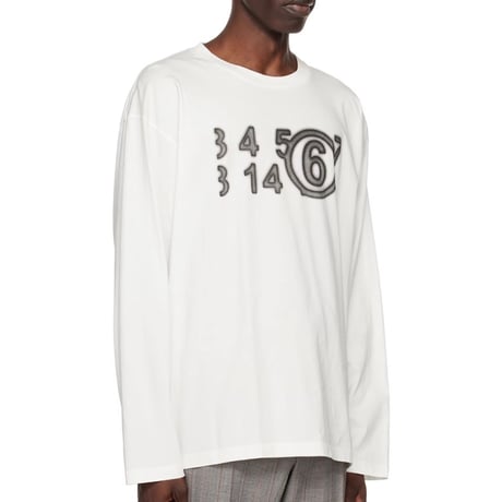 新品 mm6 maison margiela 2023 over size logo tops S