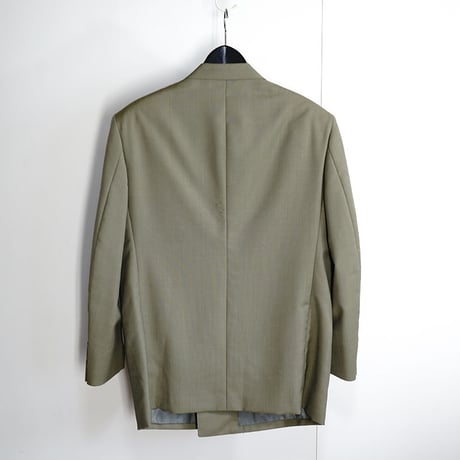 christian dior double set up suit green