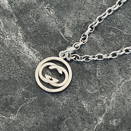 gucci interlocking G silver necklace