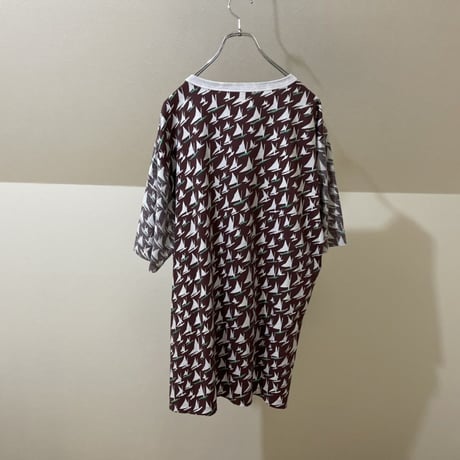 新品 marni 2020ss over size "総柄” tops