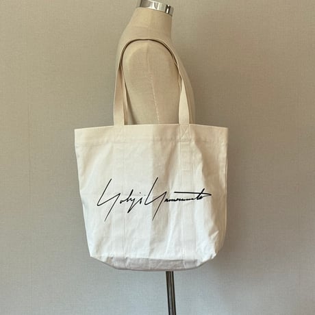 yohji Yamamoto "大容量" logo bag white