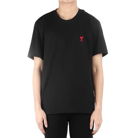 新品 ami paris tops black L