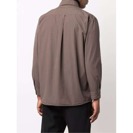 新品 lemaire patch pocket chestnut shirt