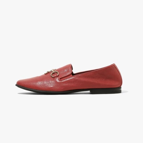 新品 needles 2023ss leather tassel loafer red 42