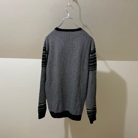 新品 alessandro dell acqua 2020aw fair isle cashmere wool knit