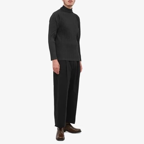 新品 homme plisse issey miyake 2022aw pleats high neck sweater