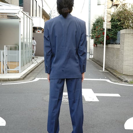 Christian Dior doubole set up suit blue