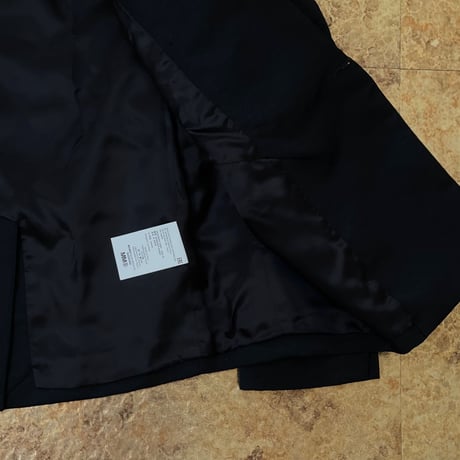 新品 mm6 maison margiela 2020aw nylon doule black blazer 38