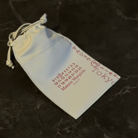 新品 maison margiela calendar tag "巾着" pouch