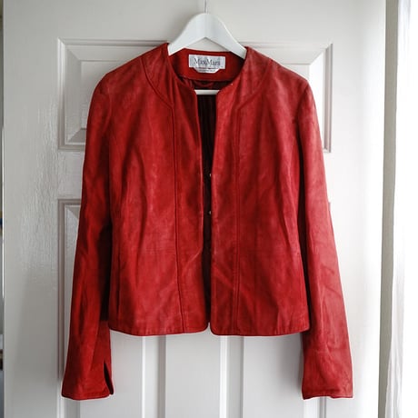 max mara suede leather jacket