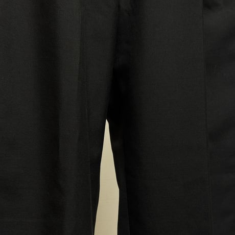 ys for men 2 tuck trousers black