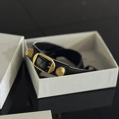 balenciaga leather bracelet