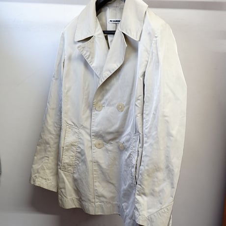 jilsander silk spring coat