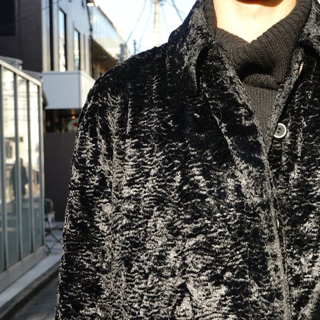 EMPORIO ARMANI velvet coat