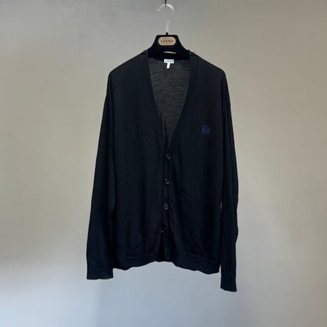 【国内正規】loewe anagram black cardigan L