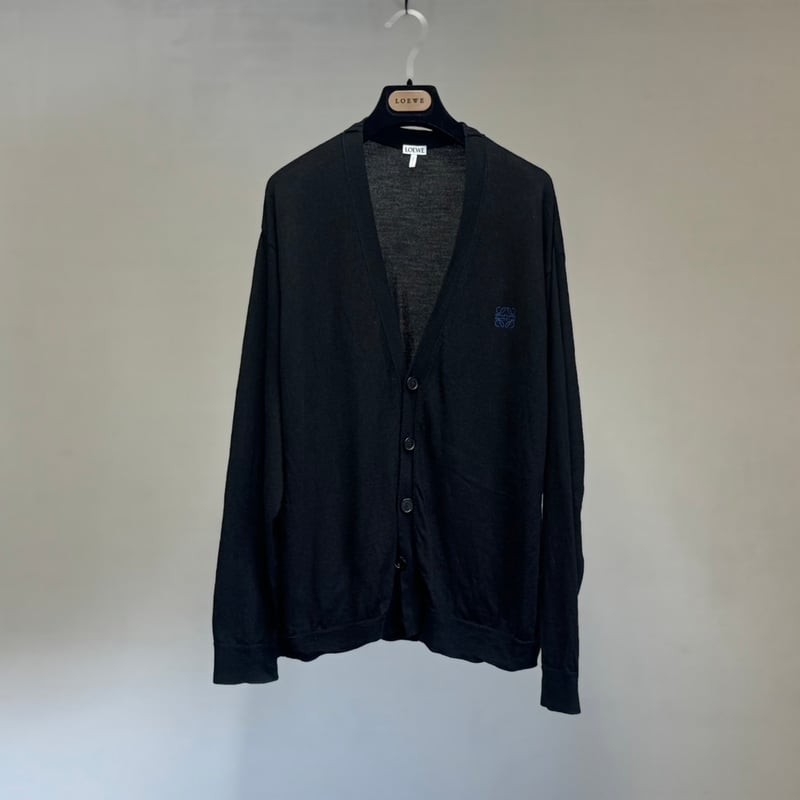 国内正規】loewe anagram black cardigan L | requality