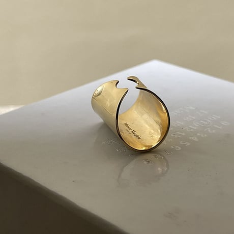 新品 maison margiela 2019aw gold ring 15号