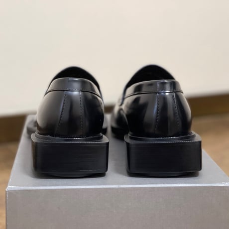 新品 alexander mcqueen 2020aw square wood heel shose 42.5