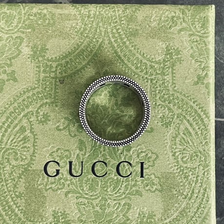 新品 gucci interlocking silver ring 21号