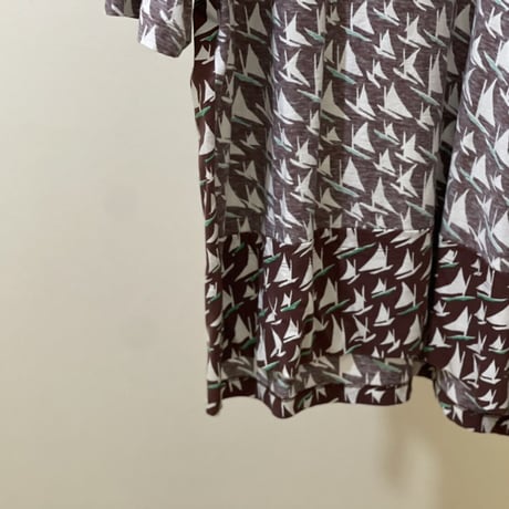 新品 marni 2020ss over size "総柄” tops