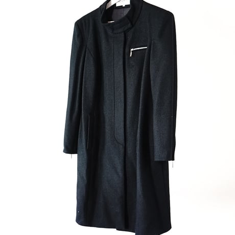 Givenchy fly front wool coat