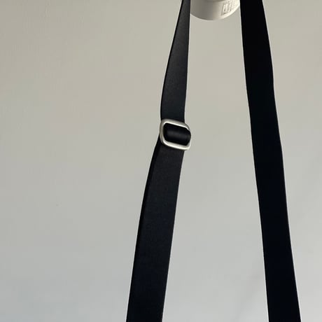 新品 our legacy leather shoulder bag black