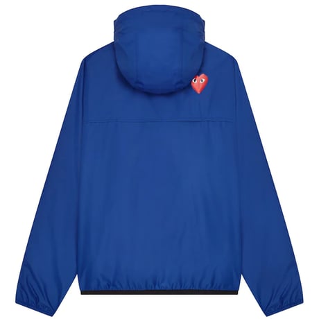 新品 2022ss play omme des garcons×kway pocketable hoodie M