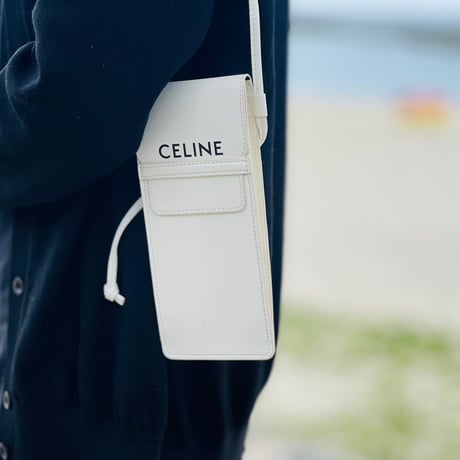 新品 celine 2023 leather shoulder pouch