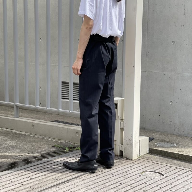 Maison Margiela2020AWストライプ ウール スラックス Maison Margiela2020AWストライプ ウール スラックス Maison