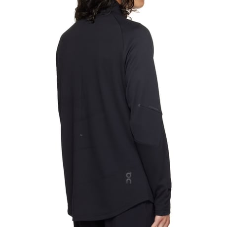 新品 on half zip black tops S