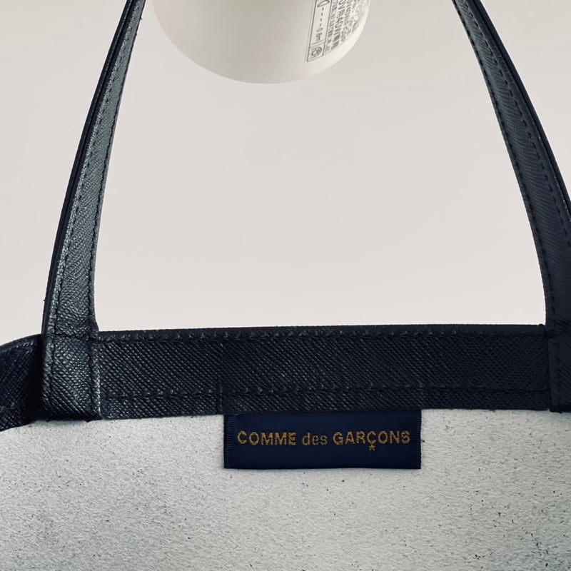 ♦︎革タグ♦︎ ✾n.aaa✾でございます COMME des GARCONS LEATHER LOGO TOTE BAG