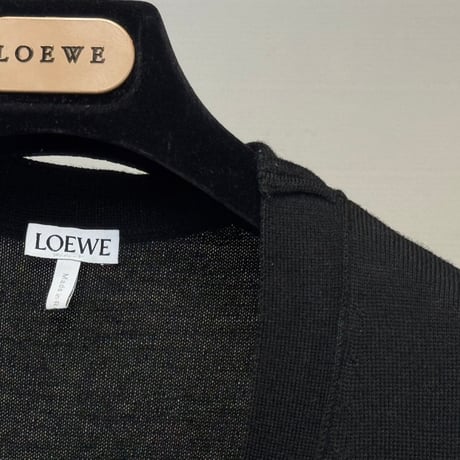 【国内正規】loewe anagram black cardigan L