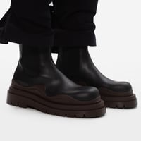 【special price】新品 bottega veneta leather boots black