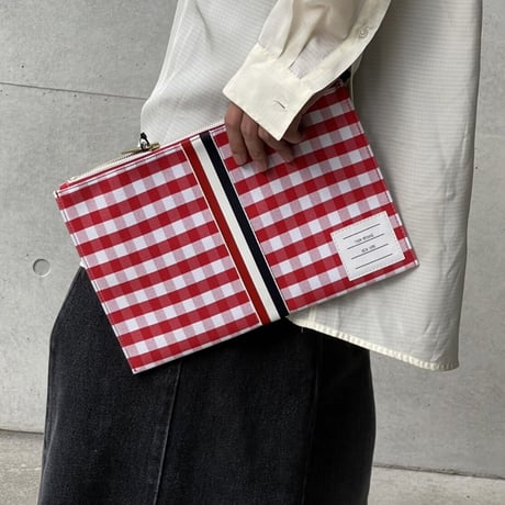 新品 thom browne 2020 made in Flance clutch bag